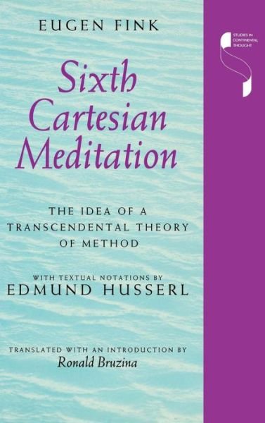 Cover for Eugen Fink · Sixth Cartesian Meditation: The Idea of a Transcendental Theory of Method - Studies in Continental Thought (Hardcover Book) (1995)
