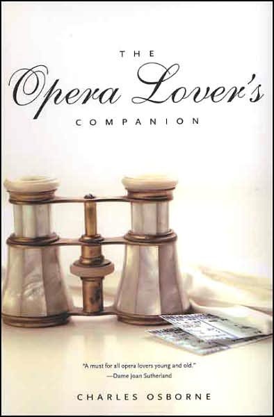 Cover for Charles Osborne · The Opera Lover’s Companion (Pocketbok) (2007)