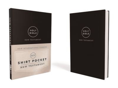Cover for Zondervan · NIV, Shirt Pocket New Testament, Leathersoft, Black, Comfort Print (Skinnbok) (2022)