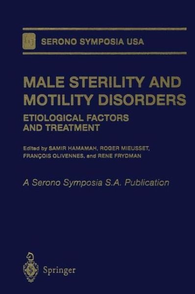 Cover for Male Sterility and Motility Disorders (Hardcover Book) [1st edition] (1999)