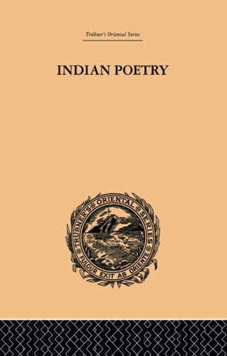 Edward Arnold · Indian Poetry (Paperback Book) (2013)