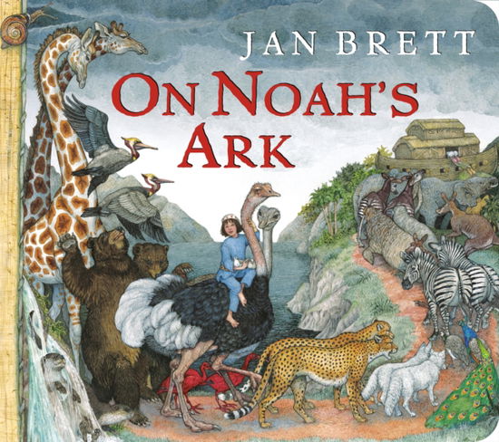 Cover for Jan Brett · On Noah's Ark (Oversized Lap Board Book) (Board book) (2023)