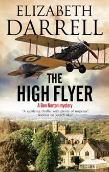 Cover for Elizabeth Darrell · The High Flyer: an Aviation Mystery (Hardcover Book) (2016)