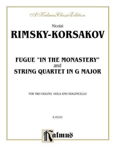 Cover for Nicolai · Rk Fuguest Qt in G Maj Sc Pa (Pocketbok) [Kalmus edition] (1985)