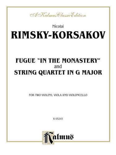 Rk Fuguest Qt in G Maj Sc Pa - Nicolai - Książki - ALFRED PUBLISHING CO.(UK)LTD - 9780757907739 - 1 marca 1985