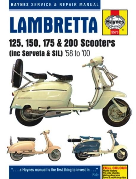 Cover for Phil Mather · Lambretta Li, Tv, Sx &amp; Dl Scooters Service &amp; Repair Manual: 1958-1998 - Haynes Service and Repair Manuals (Gebundenes Buch) (2013)