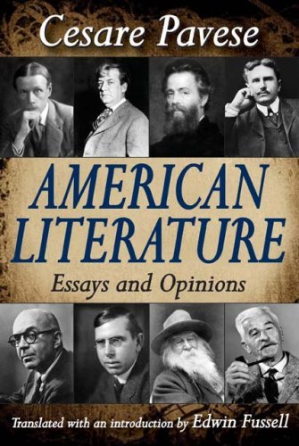 American Literature: Essays and Opinions - Cesare Pavese - Boeken - Taylor & Francis Inc - 9781412810739 - 15 januari 2010