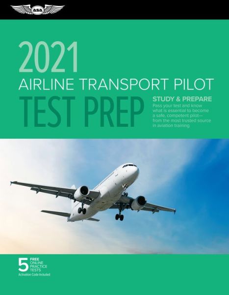 Cover for Asa Test Prep Board · Airline Transport Pilot Test Prep 2021 (Paperback Book) (2020)