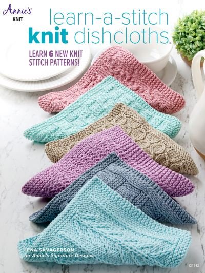 Learn-A-Stitch Knit Dishcloths - Lena Skvagerson - Books - Annie's Publishing, LLC - 9781640255739 - October 1, 2022