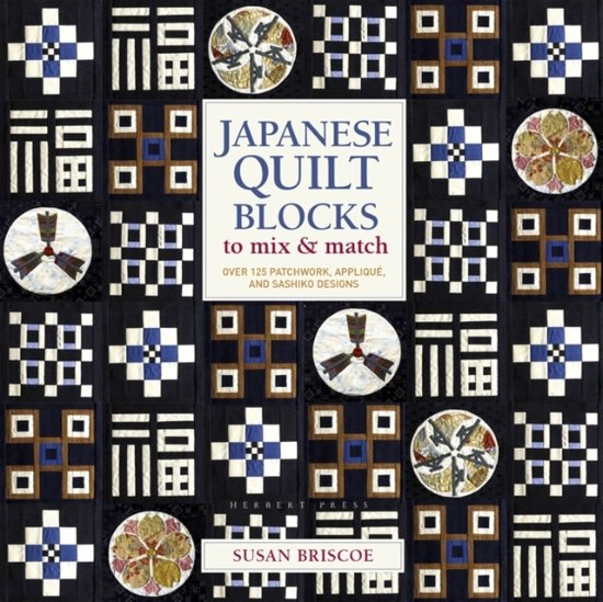 Cover for Susan Briscoe · Japanese Quilt Blocks to Mix &amp; Match: Over 125 Patchwork, Applique and Sashiko Designs (Paperback Bog) (2023)