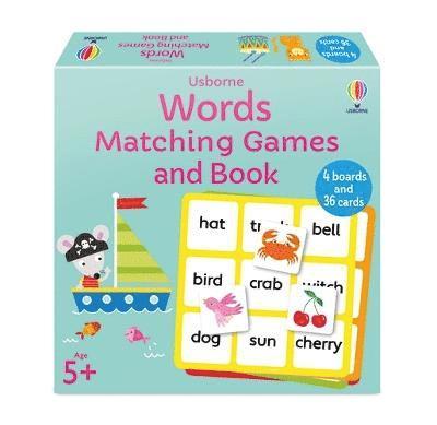 Words Matching Games and Book - Matching Games - Kate Nolan - Gesellschaftsspiele - Usborne Publishing Ltd - 9781803704739 - 11. Mai 2023