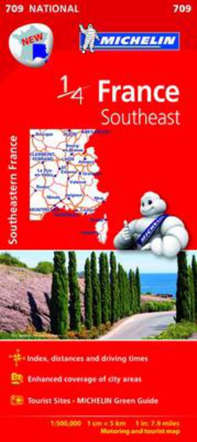 Michelin National Maps: Southeastern France - Michelin - Kirjat - Michelin - 9782067200739 - torstai 14. tammikuuta 2016