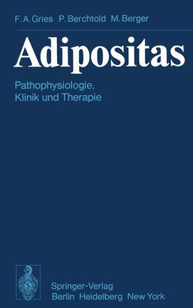 Cover for F. A. Gries · Adipositas (Paperback Book) [German edition] (1976)