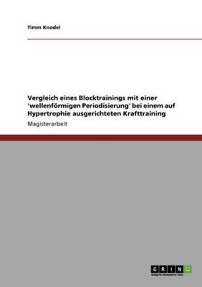 Cover for Knodel · Krafttraining mit Hypertrophie. (Book) [German edition] (2009)