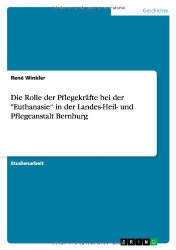 Cover for Winkler · Die Rolle der Pflegekräfte bei (Bok) [German edition] (2009)