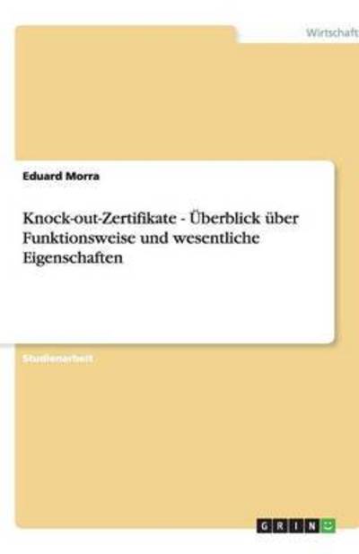 Cover for Miedek · Knock-out-Zertifikate - Überblic (Book) (2011)