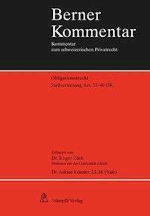 Cover for Zäch · Berner Kommentar; Art. 32-40 OR (Book)