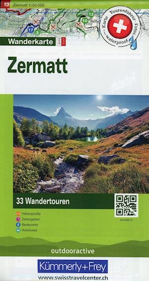 Cover for Bern Hallwag · Zermatt 2021 (Kort) (2021)