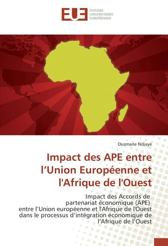 Cover for Ndiaye · Impact des APE entre l'Union Eur (Bok)