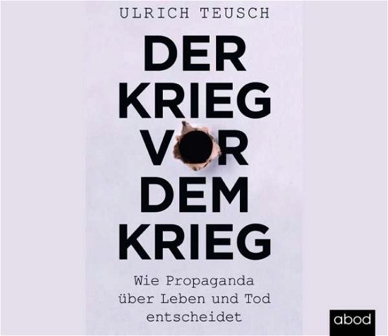 Cover for Teusch · Der Krieg vor dem Krieg,1CDA (Bok)