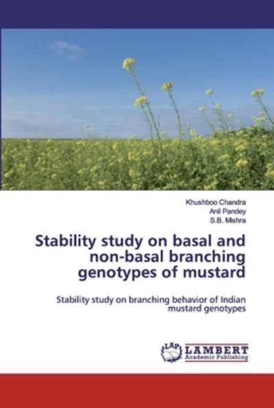Cover for Chandra · Stability study on basal and no (Bog) (2019)
