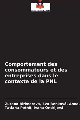 Cover for Zuzana Birknerova Anna · Comportement des consommateurs et des entreprises dans le contexte de la PNL (Taschenbuch) (2021)