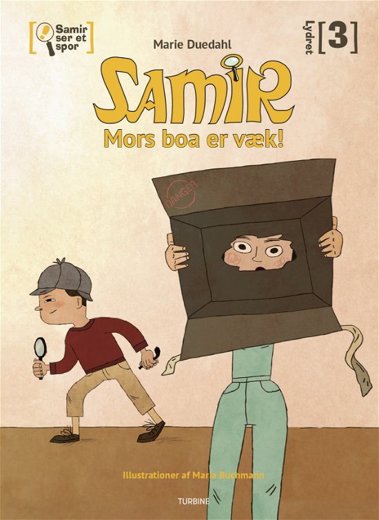 Cover for Marie Duedahl · Lydret: Samir ser et spor - Mors boa er væk! (Hardcover Book) [1st edition] (2020)