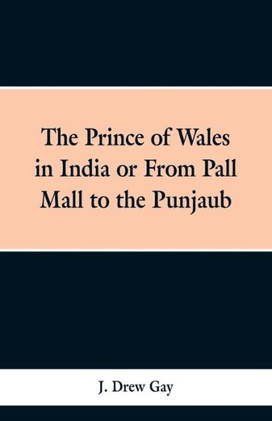 Cover for J Drew Gay · The Prince of Wales in India; Or, from Pall Mall to the Punjaub (Paperback Book) (2019)