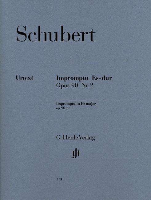 Improm.Es op90,2 D899,Kl.HN373 - Schubert - Bücher - SCHOTT & CO - 9790201803739 - 6. April 2018