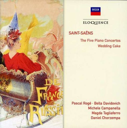 Cover for C. Saint-Saens · Five Piano Concertos / Wedding Cake (CD) (2010)