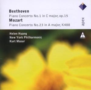 Ludwig Van Beethoven / Wolfgang Amadeus Mozart - Piano Concertos N. 1 Op.15 & N. 23 K488 - Huang Helen / Masur Kurt / Nypo - Musik - WARNER - 0825646932740 - 26. marts 2009