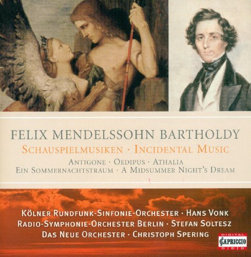 Cover for Mendelssohn-bartholdy / Brso / Soltesz · Incidental Music (CD) (2000)