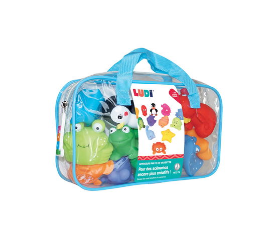 Cover for Ludi · Ludi - Bath Animals - 12 Pcs - Lu2174 (Toys)