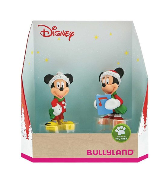 15074 - Walt Disney Micky Und Minnie Im Weihnachtskostuem - 2 Figuren - Bullyland - Merchandise - Bullyland - 4007176150740 - February 7, 2013