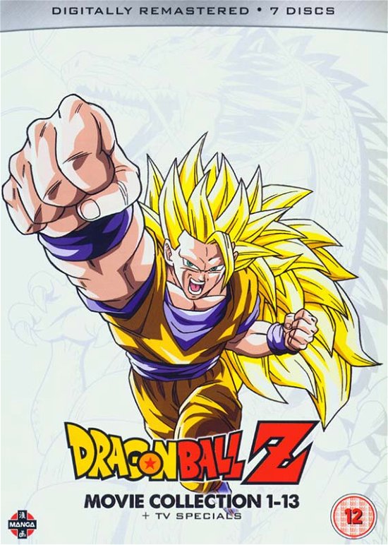 Cover for Dragon Ball Z - Movie Collecti · Dragon Ball Z Movie Complete Collection - Movies 1 to 13 + TV Specials (DVD) [Remastered edition] (2018)