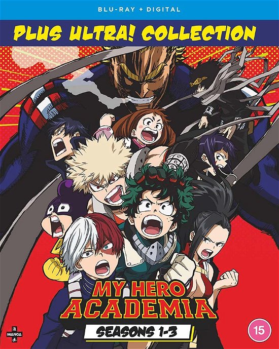 Cover for My Hero Academia - Seasons 1-3 (Blu-ray) (2020)