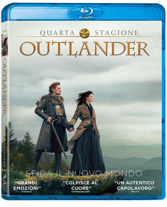 Cover for Caitriona Balfe,sam Heughan,duncan Lacroix,tobias Menzies · Outlander - Stagione 04 (Blu-ray) [Box set] (2019)