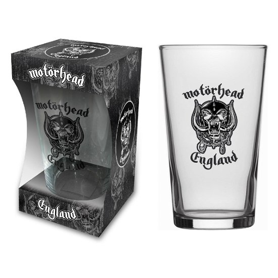 England (Beer Glass) - Motörhead - Merchandise - PHD - 5055339782740 - August 19, 2019