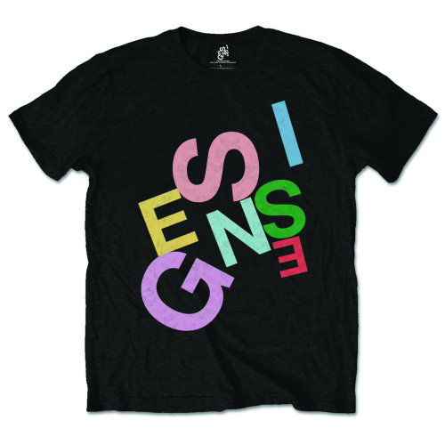 Genesis Unisex T-Shirt: Scatter - Genesis - Produtos - MERCHANDISE - 5055979900740 - 20 de dezembro de 2019