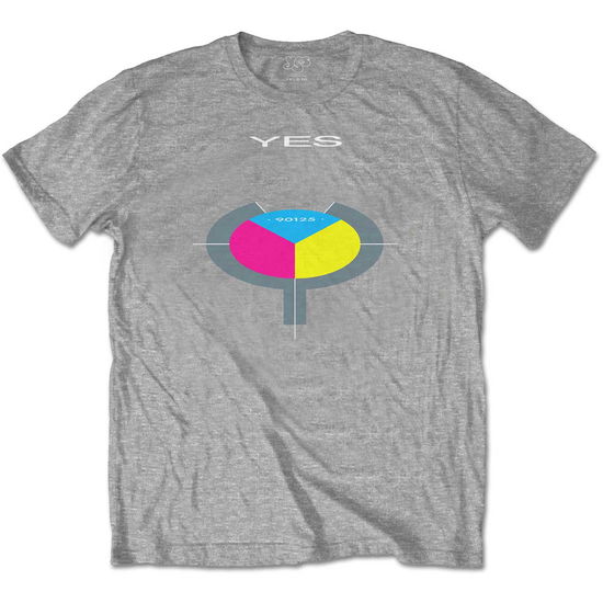 Cover for Yes · Yes Unisex T-Shirt: 90125 (Grey) (T-shirt) [size S] [Grey - Unisex edition] (2018)