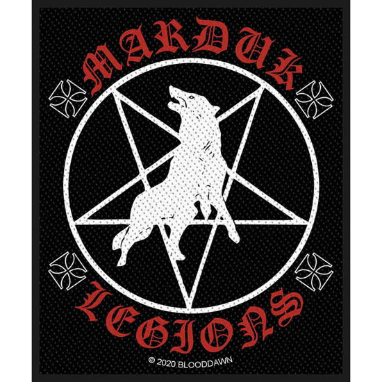 Marduk Standard Woven Patch: Marduk Legions - Marduk - Merchandise -  - 5056365702740 - 