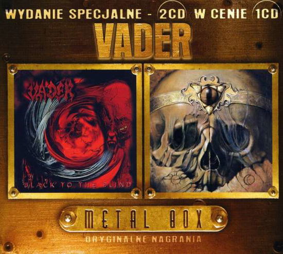 Cover for Vader · Black to the Blind / Future of the Past (CD) (2008)