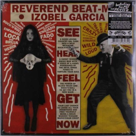Cover for Reverend Beat-Man &amp; Izobel Garcia · Baile Bruja Muerto (LP) (2019)