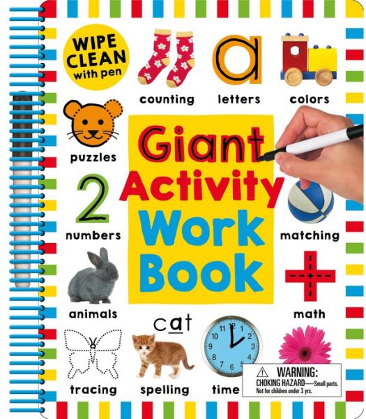 Cover for Roger Priddy · Wipe Clean Giant Activity Workbook (Spiral Book) (2019)