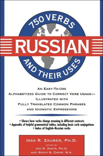Cover for Issa R. Zauber · 750 Russian Verbs and Their Uses (Paperback Book) (1997)