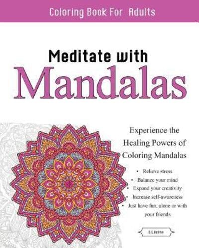 Cover for D E Boone · Meditate With Mandalas (Pocketbok) (2015)