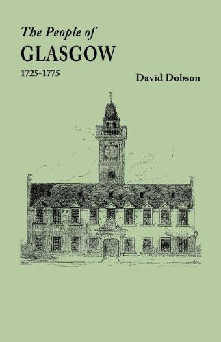 Cover for David Dobson · The People of Glasgow [scotland], 1725-1775 (Paperback Book) (2012)