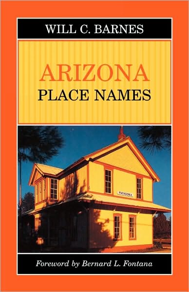 Cover for Will C Barnes · Arizona Place Names (Paperback Book) (1988)