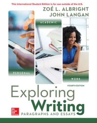 ISE Exploring Writing: Paragraphs and Essays - John Langan - Books - McGraw-Hill Education - 9781260547740 - February 22, 2019