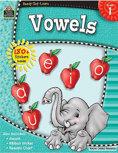 Cover for Teacher Created Resources Staff · Ready-set-learn: Vowels Grd 1 (Ready Set Learn) (Paperback Bog) (2007)
